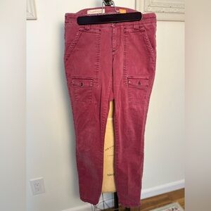 Anthropologie Picro size 4 plum khakis skinny leg